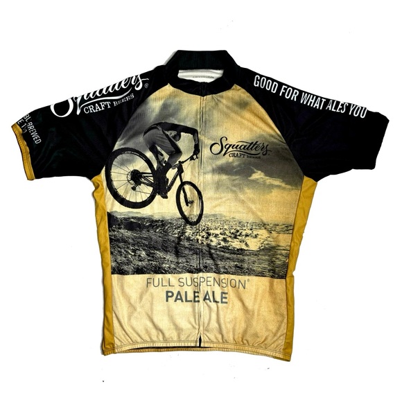 Cannondale Squatters Craft Beer Full Suspension Pale Ale Cycling Jersey - Picture 1 of 8